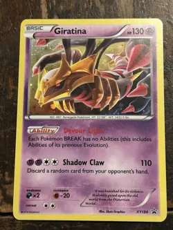 Pokemon Giratina XY184 XY Promo Holo Basic 130 HP English Card - Image 1