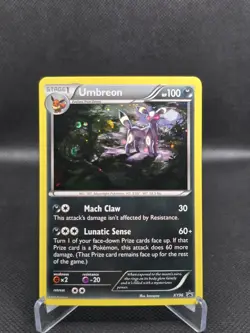 Pokemon TCG Umbreon Black Star Promo XY96 Cosmos Holo Promo Card LP - Image 1