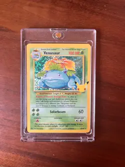 Pokemon TCG Venusaur Holo Rare Card 15/102 Celebrations 25th Anniversary Edition - Image 1