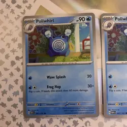 3 x Pokemon TCG * Scarlet & Violet 151 Card * 061/165 Poliwhirl Common - Image 2