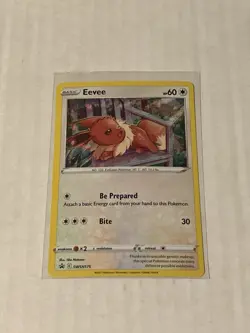 Pokemon TCG Cards Eevee SWSH175 Black Star Promo Holo NM-M - Image 3