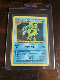 Gyarados Shadowless 06/102 Holo Rare Base Set Vintage 1999 Pokemon Card - Image 4