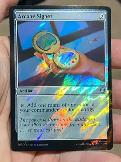 MTG - Sol Ring, Arcane Signet, Command Tower SURGE FOIL - NM - Commander Staples - Image 4