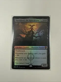 Sheoldred, the Apocalypse Foil, NM-Mint, English, Dominaria United MTG Magic - Image 1