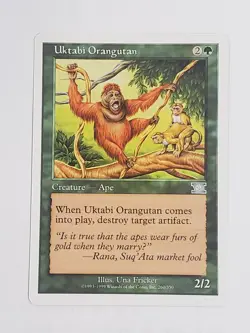 MTG Uktabi Orangutan (6th Edition/Green/U) - BGM - Image 1