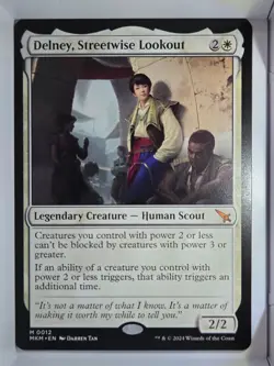 Delney, Streetwise Lookout - M12 - MTG - Murders at Karlov Manor (MKM) - Image 1