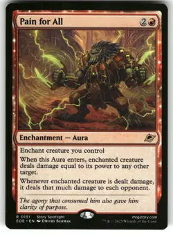 Pain for All R Edge of Eternities 151 NM MTG - Image 1