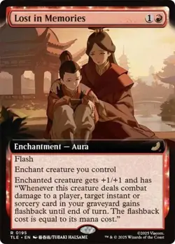 Lost in Memories Extended Art Avatar: The Last Airbender NM MTG - Image 1