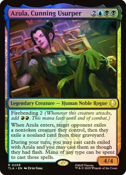 Azula, Cunning Usurper Foil Avatar: The Last Airbender NM MTG - Image 1