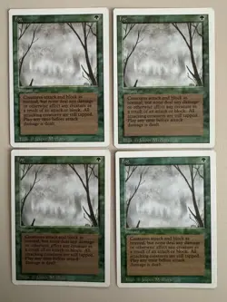 Fog - x4 Set - MTG - REVISED (3rd) - ENGLISCH - ©1994 M/NM common - Image 1