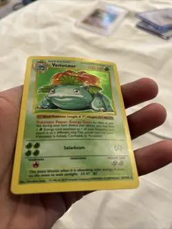 Pokemon SHADOWLESS VENUSAUR 15/102 - BASE SET HOLO - (LP/MP) - Image 1