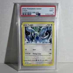 Pokemon Lugia 140/189 Darkness Ablaze Rare Regular English 2020 PSA 9 - Image 1
