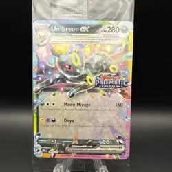 Pokemon Prismatic Evolutions Umbreon ex 060/131 Surprise Box Stamped Sealed - Image 1