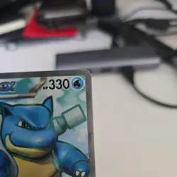 Blastoise ex 184/165 Scarlet & Violet 151 Ultra Rare Full Art Pokemon Card New - Image 3
