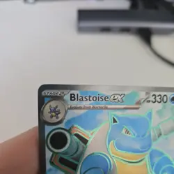 Blastoise ex 184/165 Scarlet & Violet 151 Ultra Rare Full Art Pokemon Card New - Image 4