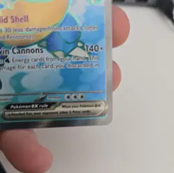 Blastoise ex 184/165 Scarlet & Violet 151 Ultra Rare Full Art Pokemon Card New - Image 5