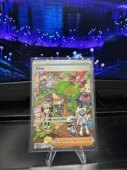 Pokemon Clive SV: Paldean Fates 236/091 Ultra Rare Full Art Trainer Holo - Image 1