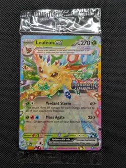 Pokemon TCG Leafeon EX 006/131 Prismatic Stamped Surprise Box Promo - SEALED - Image 1