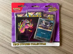 Pokemon TCG | Gastly Tech Sticker Collection, Ascended Heroes 3 Pack Blister - Image 1