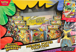 Pokemon TCG Ascended Heroes Premium Poster Collection Mega Lucario Sealed - Image 1