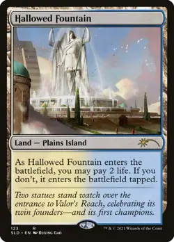 MTG Magic the Gathering Hallowed Fountain (123/1320) Secret Lair Drop Series NM - Image 1
