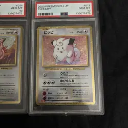 2023 POKEMON JAPANESE CLASSIC CLEFAIRY CLEFABLE PSA 10s - Image 3