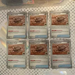 6 x Pokemon Antique Dome Fossil Normal SV: Scarlet & Violet 151 152/165 - Image 1