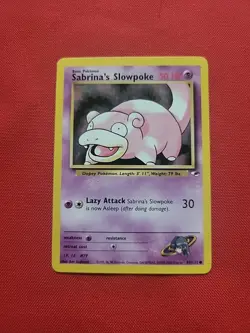 Pokemon: Sabrina's Slowpoke #95/132 Gym Heroes 2000 Vintage WOTC - NM /LP - M5 - Image 3