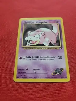 Pokemon: Sabrina's Slowpoke #95/132 Gym Heroes 2000 Vintage WOTC - NM /LP - M5 - Image 4
