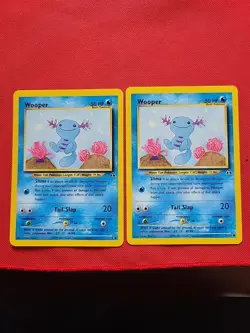 Pokemon: Wooper #71/75 Neo Discovery Non-holo Vintage 2001 - LP - L83 - Image 1