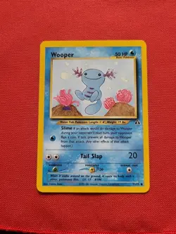 Pokemon: Wooper #71/75 Neo Discovery Non-holo Vintage 2001 - LP - L83 - Image 3