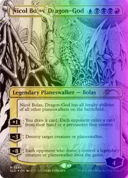MTG Nicol Bolas, Dragon-God (1246/1164) Secret Lair Drop Series NM FOIL - Image 1