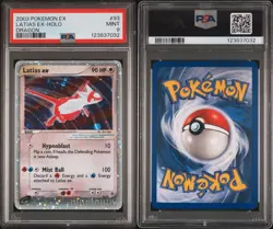 PSA 9 Latias ex Holo Ultra Rare 93/97 Dragon Pokemon English Mint 2003 - Image 3