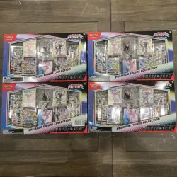 4x Pokemon Prismatic Evolutions Premium Figure Collection New Sealed - Image 1