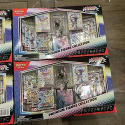 4x Pokemon Prismatic Evolutions Premium Figure Collection New Sealed - Image 3