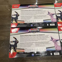 4x Pokemon Prismatic Evolutions Premium Figure Collection New Sealed - Image 5