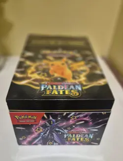 2023 Pokemon Scarlet Violet Paldean Fates Booster Bundle Display Box - Image 1