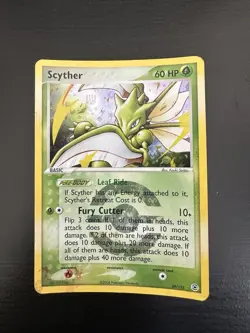 Scyther Holo 29/112 – FireRed LeafGreen – NM – Vintage Pokemon TCG - Image 1