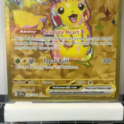 Pikachu ex 247/191 Pokemon TCG: Sv08 Surging Sparks Hyper Rare Free Shipping! - Image 3