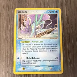 Pokemon Suicune 004/017 POP Series 2 Holo Rare 70HP Basic English TCG - Image 1
