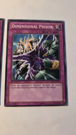 3x) Dimensional Prision SDCR-EN033 Unlimited Edition COmmon NM YuGiOh! - Image 1