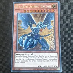 Yugioh Blue-Eyes Shining Dragon LCKC-EN008 Secret Rare (NM/M) Yugioh - Image 1