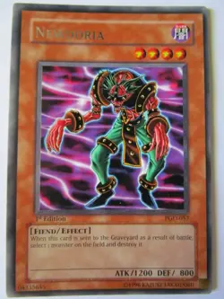 Yugioh! Newdoria Pgd-057 1st Edition Rare Light Play!! - Image 1