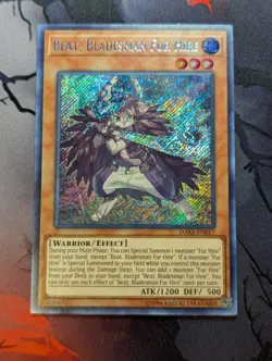 Beat, Bladesman Fur Hire DASA-EN017 Secret Rare 1st Edition YuGiOh TCG Card NM - Image 1