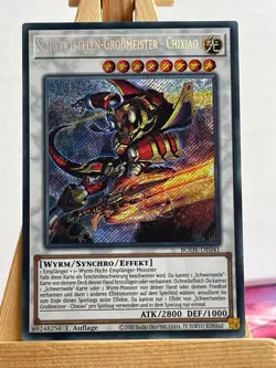 Schwertseelen-Großmeister - Chixiao BODE-DE041 Secret Rare Deutsch NM YUGIOH - Image 1