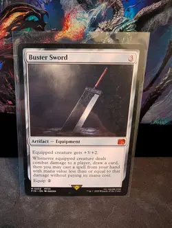 Buster Sword - NM - Magic the Gathering Final Fantasy (MTG) - FIN #255 - Image 1