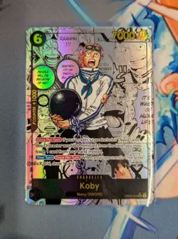 One Piece TCG Koby EB Egghead Crisis EB04-044 Manga Alt Art – EN – NM - Image 1