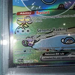 Pokemon 2024 Shiny Mew ex 232/091 SIR Paldean Fates GEM MINT PSA 10 - Image 3