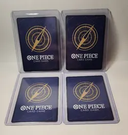 One Piece Card Game Romance Dawn Box Box topper Promotion Card X4 NM - Image 2
