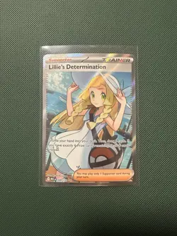 Pokemon Lillie's Determination 169/132 Secret Rare Mega Evolution Card NM+ - Image 4